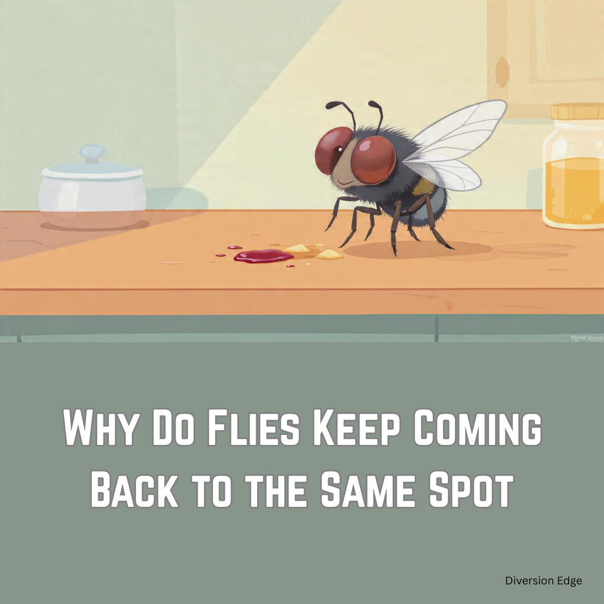 🪰 Why Do Flies Keep Coming Back to the Same Spot? (Real Reason Explained)